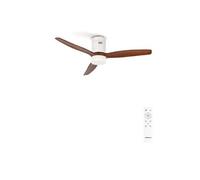 WIND CALM NATURAL WOOD - Ventilateur De Plafond 40W Silencieux 100% Bois Télécommande