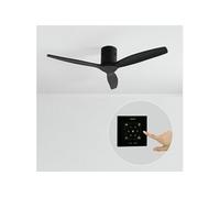 WIND CALM NATURAL WOOD M - Ventilateur de plafond 40W silencieux 100% bois sans eclaraige avec contrôleur mural