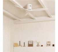 WIND CALM NATURAL WOOD - Ventilateur De Plafond 40W Silencieux 100% Bois Sans Lumière