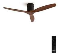 WIND CALM NATURAL WOOD - Ventilateur De Plafond 40W Silencieux 100% Bois Sans Lumière