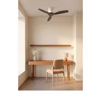 WIND CALM NATURAL WOOD - Ventilateur De Plafond 40W Silencieux 100% Bois Sans Lumière