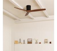 WIND CALM NATURAL WOOD - Ventilateur De Plafond 40W Silencieux 100% Bois Sans Lumière