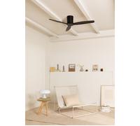 CREATE Ventilateur de plafond WIND CALM NATURAL WOOD – 40W, silencieux, bois, sans lumière, Ø132cm