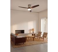 WIND CALM NATURAL WOOD - Ventilateur De Plafond 40W Silencieux 100% Bois Télécommande