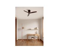 WIND CALM NATURAL WOOD - Ventilateur de plafond silencieux 40 W 100 % bois Ø 112 cm sans éclairage sans wifi