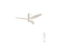 CREATE Ventilateur de plafond WIND CALM Silencieux 40W Ø112 cm Pales ABS Télécommande Blanc