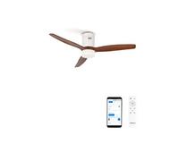WIND CALM - Ventilateur De Plafond Silencieux 40W Avec Pales Techniques En ABS De Différentes Tailles Sans Lumière