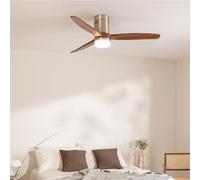 WIND CALM - Ventilateur De Plafond Silencieux 40W Avec Pales Techniques En ABS De Différentes Tailles Télécommande