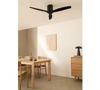 WIND CALM - Ventilateur de plafond silencieux 40W avec pales techniques en ABS de différentes tailles Noir G