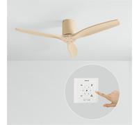 WIND CALM - Ventilateur De Plafond Silencieux 40W Avec Pales Techniques En ABS De Différentes Tailles Sans Lumière