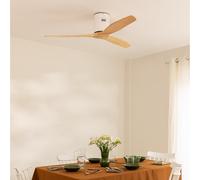 WIND CALM - Ventilateur De Plafond Silencieux 40W Avec Pales Techniques En ABS De Différentes Tailles Sans Lumière