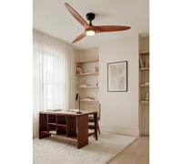 WIND CENTURY - Ventilateur De Plafond 40W Silencieux Ø152 Cm 100% Bois Télécommande