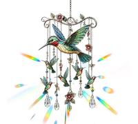 Wind Chimes Bird - Décoration de terrasse - Carillon éolien de jardin - Pour collectionneurs, café, balcon, cour, studio, restaurant, salon, chambre à coucher, bureau
