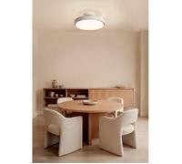 WIND CLEAR BLADELESS - Ventilateur De Plafond Silencieux 56W Sans Pales Ø50 Cm Avec Lumière LED Intégrée Au Corps Et Éclairage T Télécommande