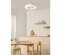 WIND CLEAR EASY Ventilateur de plafond silencieux 40 W, Ø 50 cm, à pales dissimulées, avec éclairage LED et Wi-Fi