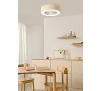 WIND CLEAR EASY - Ventilateur De Plafond Silencieux 40W Ø50 Cm Avec Pales Dissimulées Et Lumière LED Télécommande