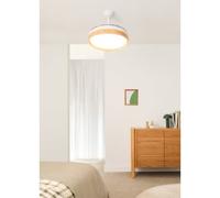 WIND CLEAR EDGE - Ventilateur De Plafond Silencieux 40 W Ø107 Cm Avec Pales Rétractables Et Lumière LED Télécommande