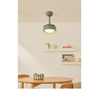 CREATE Ventilateur de plafond WIND CLEAR LAMP – Ø55 cm, 40W, LED, télécommande, lin sauge
