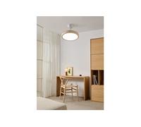 WIND CLEAR STUDIO S - Ventilateur de plafond 40W silencieux avec pales rétractables et eclaraige LED, Ø91cm avec eclaraige avec wifi