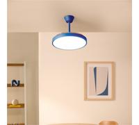 WIND CLEAR STUDIO - Ventilateur De Plafond 40W Silencieux Avec Pales Rétractables Et Lumière LED, Plusieurs Tailles Télécommande