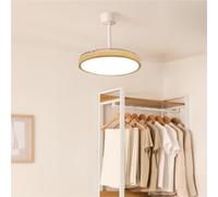 WIND CLEAR STUDIO - Ventilateur De Plafond 40W Silencieux Avec Pales Rétractables Et Lumière LED, Plusieurs Tailles Télécommande
