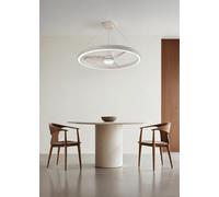 CREATE Ventilateur de plafond WIND HALO 36W silencieux Ø108 cm anneau LED Blanc