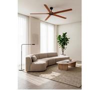 CREATE / WIND INDUSTRIAL WOOD XL/Ventilateur de plafond 100% bois avec télécommande / 40W, Silencieux, Ø165 cm, 6 vitesses, programmable, fonction été-hiver