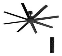 Ventilateur de plafond - Create - Sans lumière - 40W - Fonction été/hiver - 6 vitesses