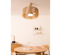 WIND LAMP WOVEN - Ventilateur De Plafond Silencieux 25W Avec Lumière LED Avec Lumière