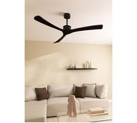 CREATE Ventilateur de plafond WIND LARGE 40W silencieux Ø152 cm 100% bois sans lumière