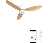 Ventilateur de plafond - Create - Avec lumière - Ø132 cm - Silencieux - WiFi + Télécommande