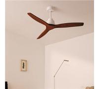 WIND STYLANCE M - Ventilateur de plafond 40W silencieux 100% bois Ø 132 cm sans eclaraige sans wifi Blanc G