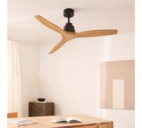 WIND STYLANCE NATURAL WOOD - Ventilateur De Plafond 40W Silencieux 100% Bois Plusieurs Tailles Sans Lumière