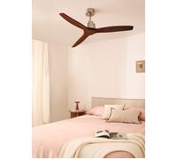 WIND STYLANCE NATURAL WOOD - Ventilateur De Plafond 40W Silencieux 100% Bois Plusieurs Tailles Sans Lumière