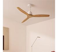 WIND STYLANCE NATURAL WOOD - Ventilateur De Plafond 40W Silencieux 100% Bois Plusieurs Tailles Sans Lumière