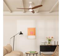 WIND STYLANCE NATURAL WOOD - Ventilateur De Plafond 40W Silencieux 100% Bois Plusieurs Tailles Télécommande