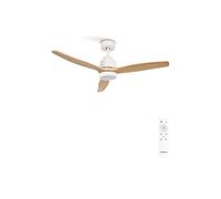 WIND STYLANCE - Ventilateur de plafond silencieux 40 W avec pales en ABS technique Ø 132 cm avec éclairage sans wifi