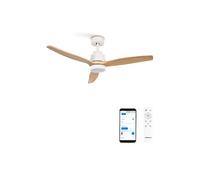 WIND STYLANCE - Ventilateur de plafond silencieux 40 W avec pales en ABS technique Ø 132 cm avec éclairage avec wifi