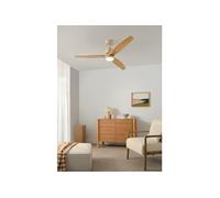 WIND STYLANCE - Ventilateur de plafond silencieux 40 W avec pales en ABS technique Ø 132 cm avec éclairage sans wifi