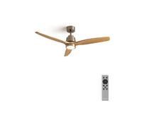 WIND STYLANCE - Ventilateur de plafond silencieux 40 W avec pales en ABS technique Ø 132 cm avec éclairage sans wifi