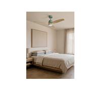 WIND STYLANCE - Ventilateur de plafond silencieux 40 W avec pales en ABS technique Ø 132 cm avec éclairage avec wifi