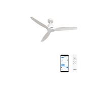 WIND STYLANCE - Ventilateur de plafond silencieux 40 W avec pales en ABS technique Ø 132 cm sans éclairage avec wifi