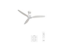 WIND STYLANCE - Ventilateur de plafond silencieux 40 W avec pales en ABS technique Ø 132 cm sans éclairage avec contrôleur mural
