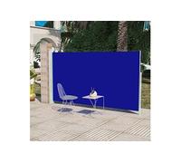vidaXL Wind-/zonnescherm uittrekbaar 160x300 cm blauw 41045 Bleu G