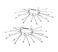 Windhager 03126 Courroie Anti-martres pour Tuyau de Descente, SS, 2 pièces/Paquet