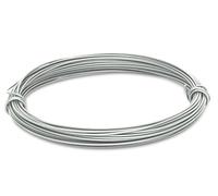 Windhager 06239 - Fil enroulé Inoxydable galvanisé pour Fleurs et Plantes - 20 m x 1,4 mm
