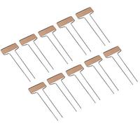 Windhager 07470 Lot de 10 Panneaux en cuivre pour Plantes 6,5 x 15,5 cm, cuivré