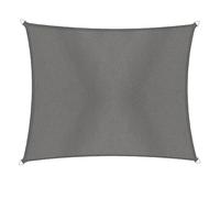 Windhager 10740 Voile d'ombrage rectangulaire 4 x 5 m Protection Solaire pour Jardin et terrasse, résistant aux UV et aux intempéries Anthracite