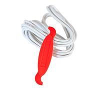 Windhager Bourrelet & Outil, Moustiquaire Keder Cordon en caoutchouc pour la fixation de la toile de moustiquaire, Ø 5 mm x 5 m, blanc, 03625