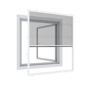 Windhager Expert 03244 Ultra Flat Moustiquaire pour Fenêtre Moustiquaire Protection Mosquito Kit Auto-Assemblage Blanc 130 x 150 cm